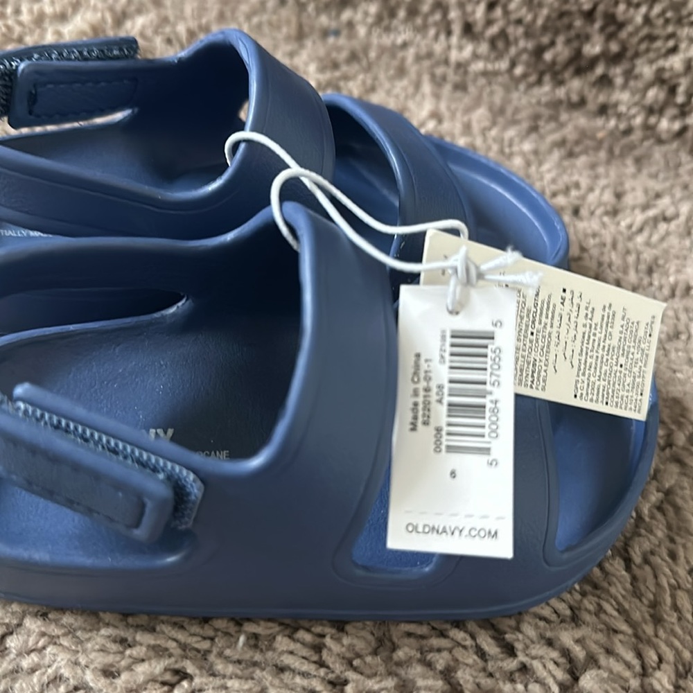 Old Navy NWT Blue Sandals Size 6 - Picture 6 of 6